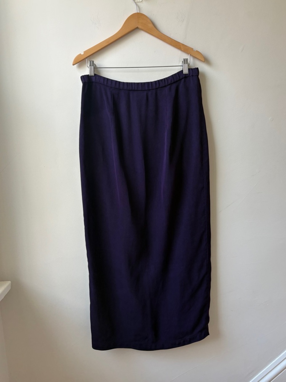 Vintage 90s Elieen Fisher Wool/Silk Skirt - Picture 3 of 14